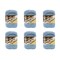 Lily Sugar'N Cream Light Blue Yarn - 6 Pack of 71g/2.5oz - Cotton - 4 Medium (Worsted) - 120 Yards - Knitting/Crochet